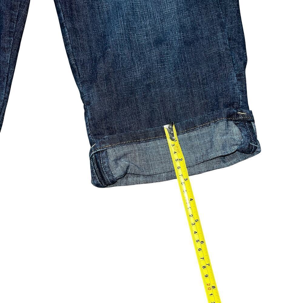 RIDERS BY LEE Dark Wash Cuffed Capri Jeans Size 14M - Picture 10 of 10